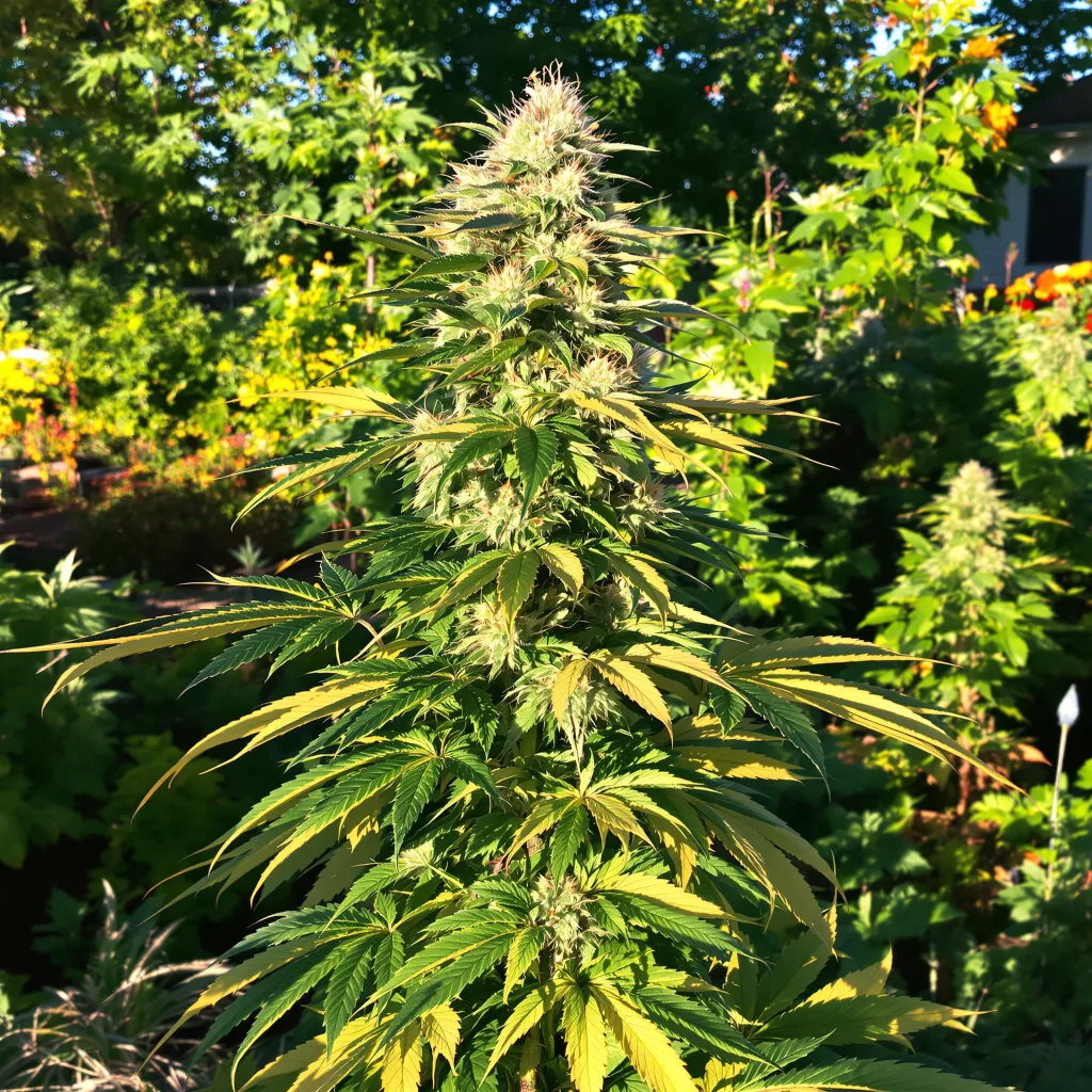 Purple Nepal Candy 39% indica / 61% sativa — fleur avec trichomes visibles
