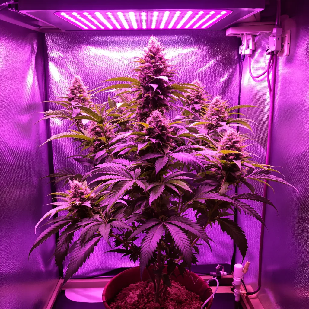 Plante de cannabis Purple OG Kush en floraison — 90-130 cm féminisée