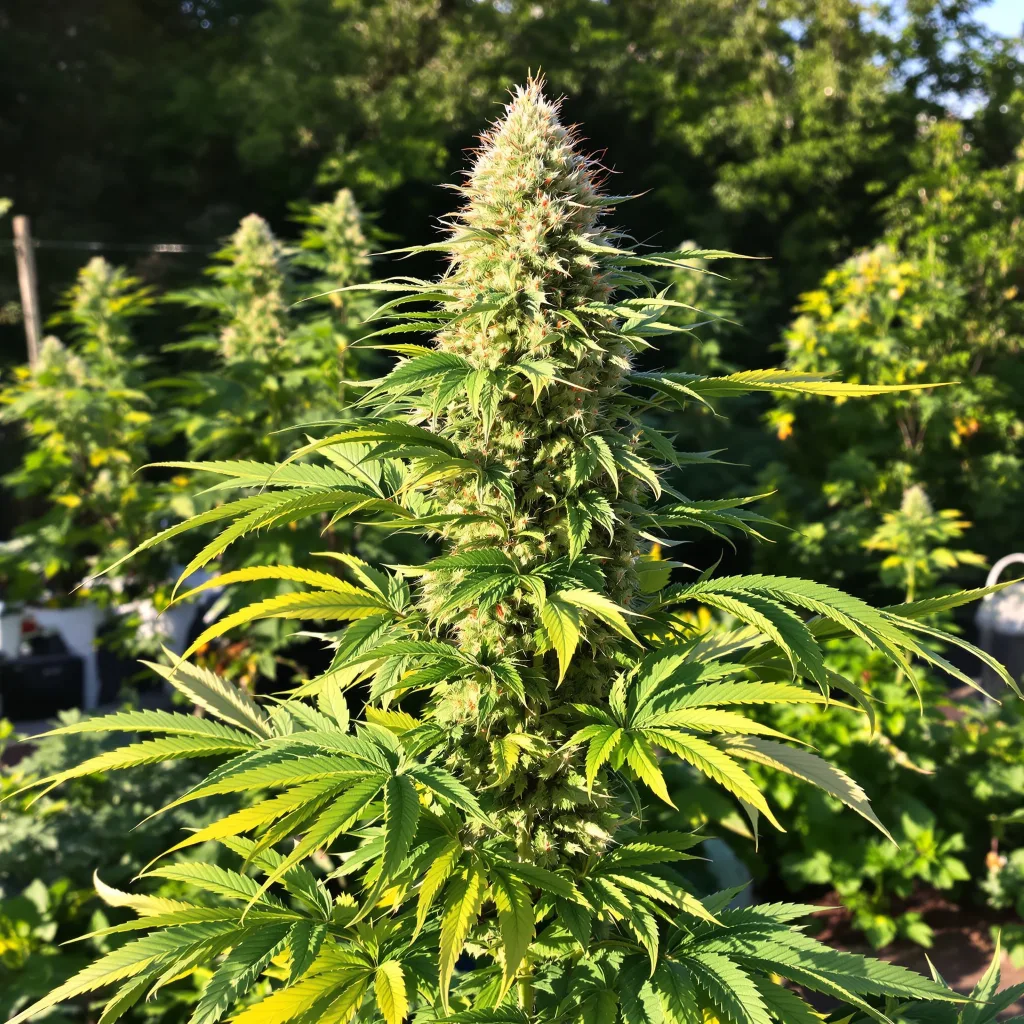 Purple Pantera 63% indica / 37% sativa — fleur avec trichomes visibles