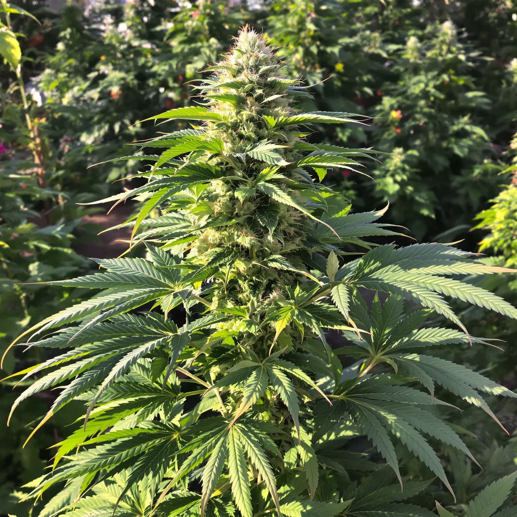 Purple Panty Dropper 78% indica / 22% sativa — fleur avec trichomes visibles