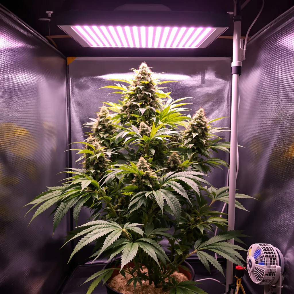 Plante de cannabis Purple Passion en floraison — 60-100 cm autofloraison