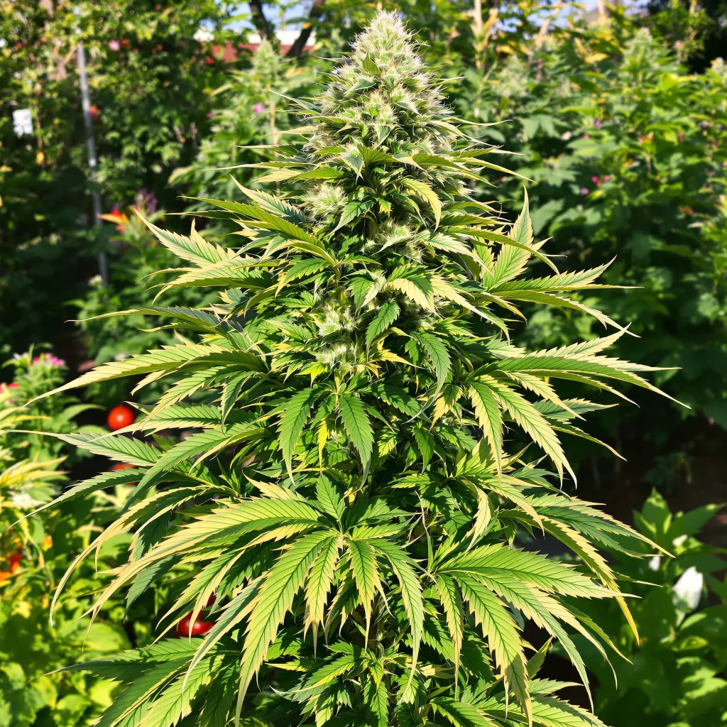 Purple Passion 89% indica / 11% sativa — fleur avec trichomes visibles