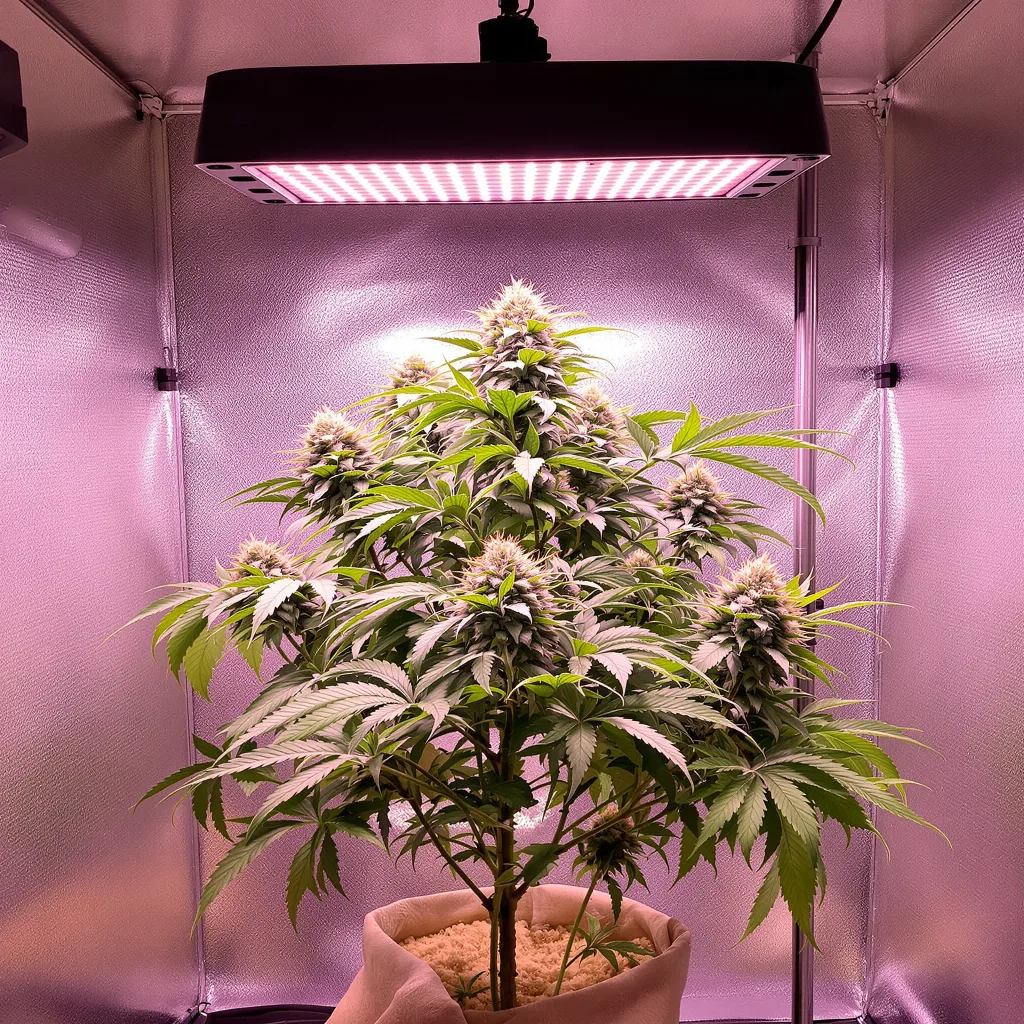 Plante de cannabis Purple Punch en floraison — 60-100 cm autofloraison