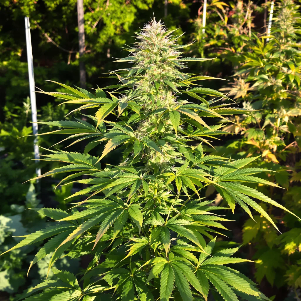 Purple Punch 70% indica / 30% sativa — fleur avec trichomes visibles