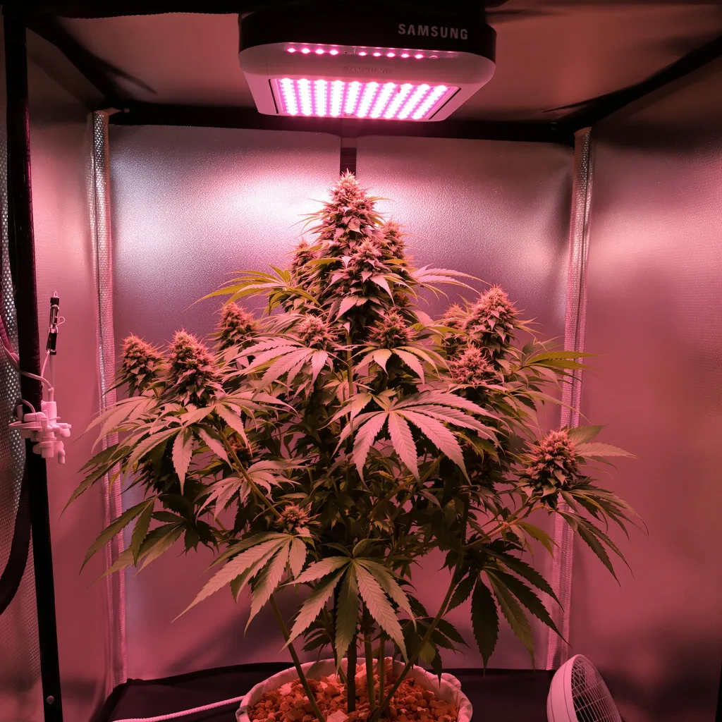 Plante de cannabis Purple Sage en floraison — 60-100 cm autofloraison