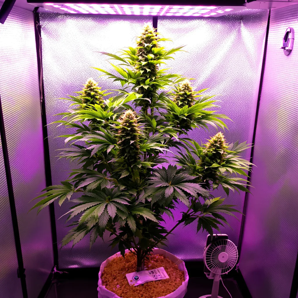 Plante de cannabis Purple Star en floraison — 60-100 cm autofloraison