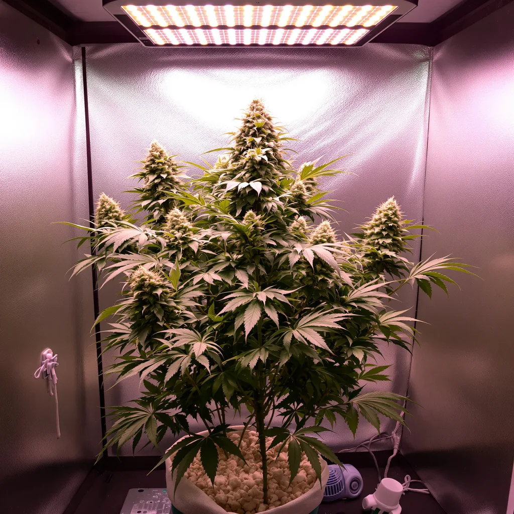 Plante de cannabis Purple Urkle en floraison — 90-130 cm féminisée