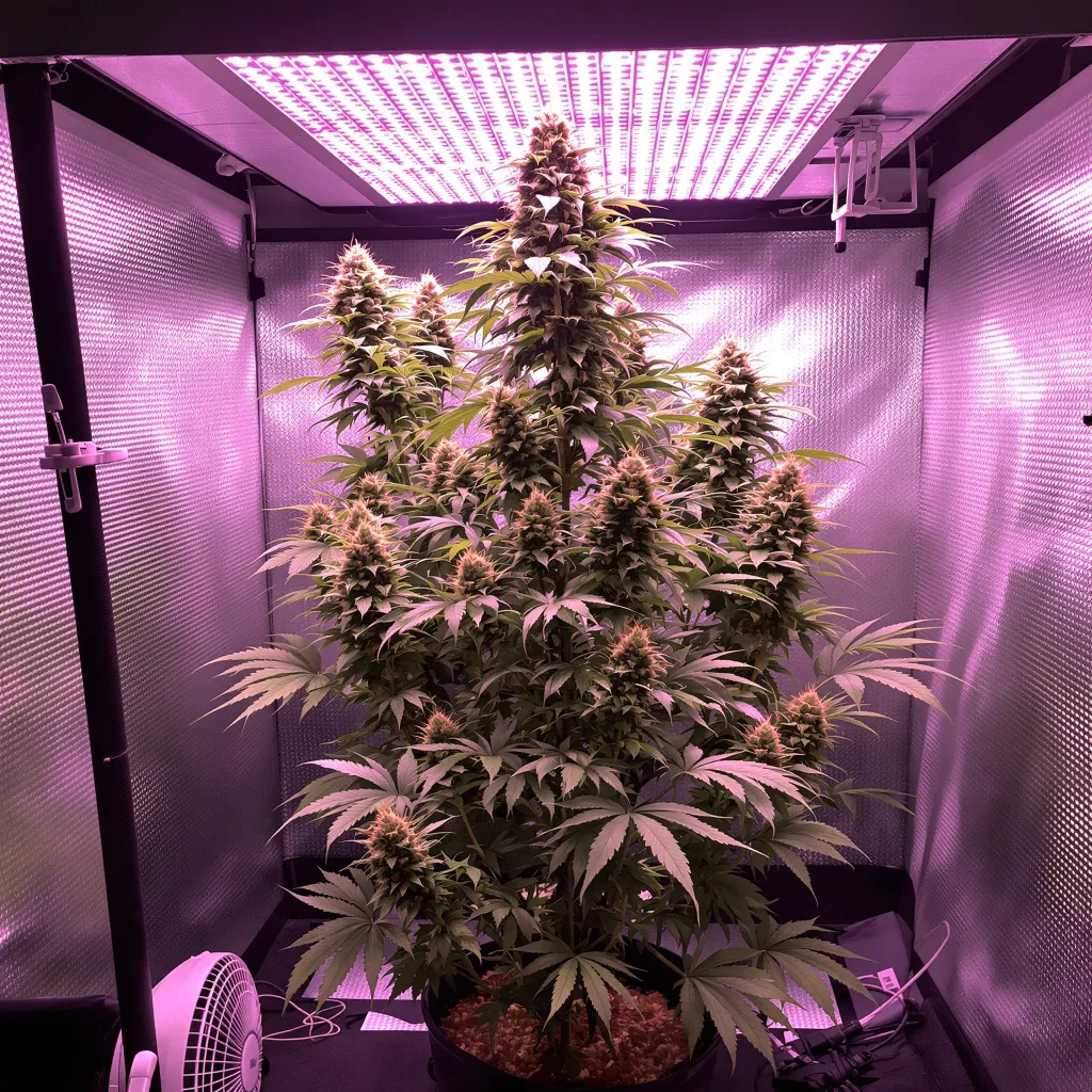 Plante de cannabis Quantum Kush en floraison — 60-100 cm autofloraison