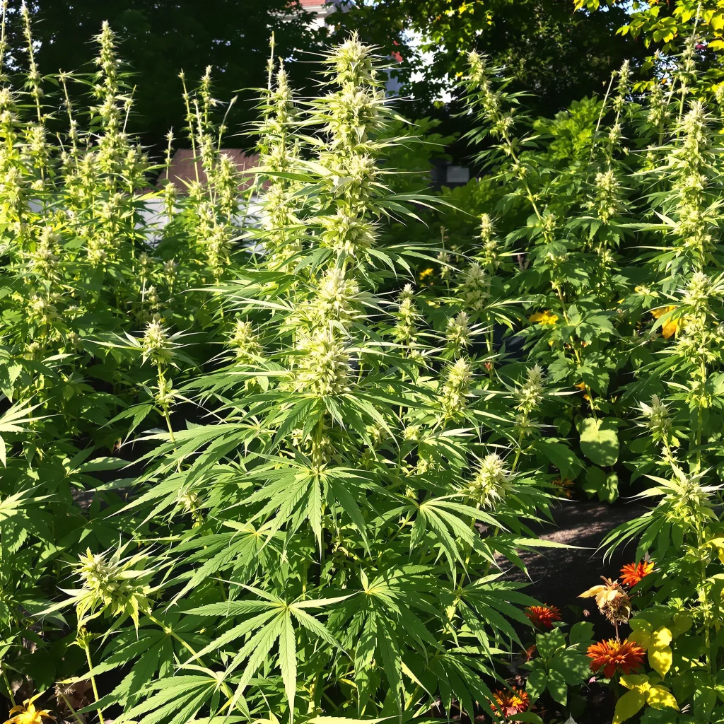 Quantum Kush 25% indica / 75% sativa — fleur avec trichomes visibles