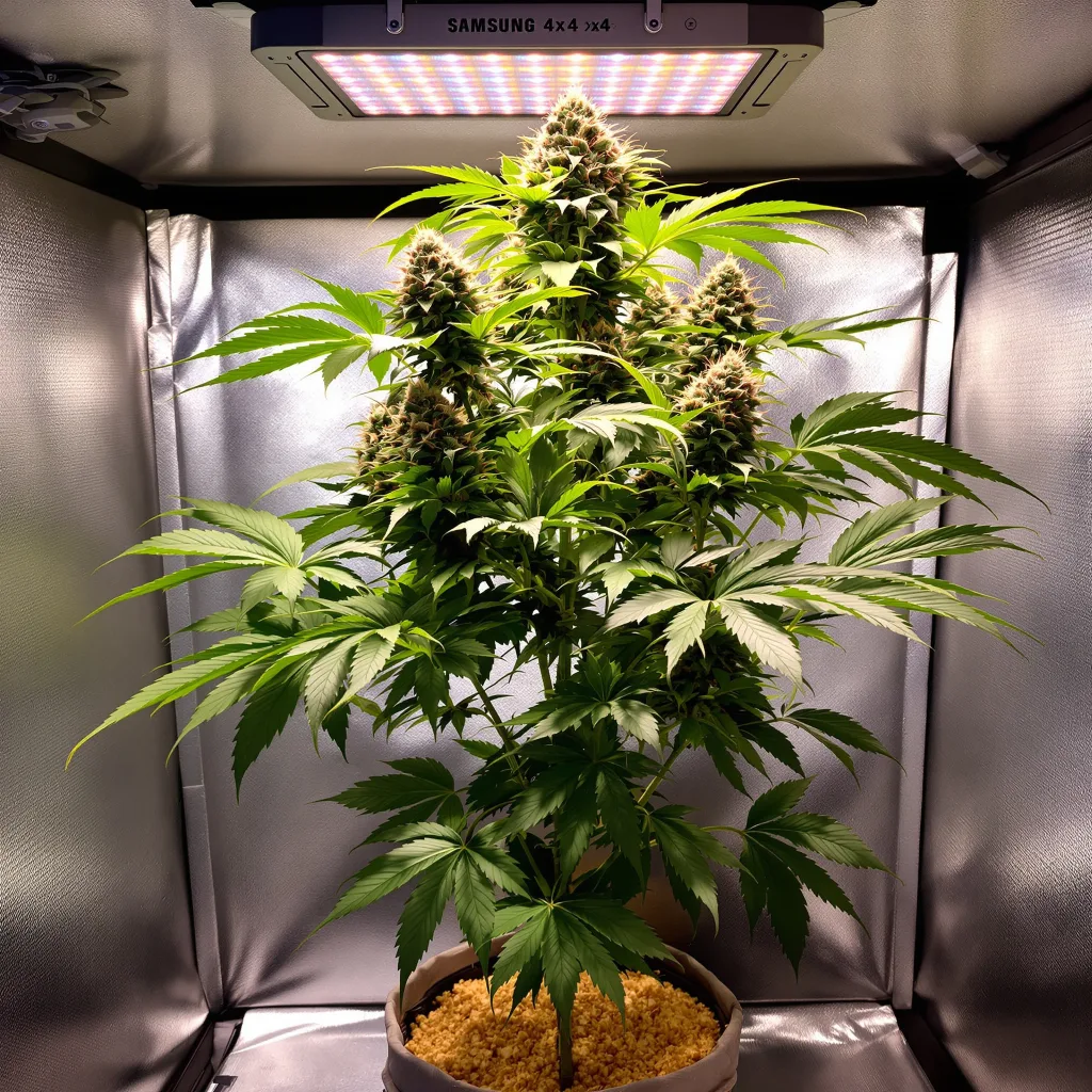 Plante de cannabis Queso en floraison — 90-130 cm féminisée