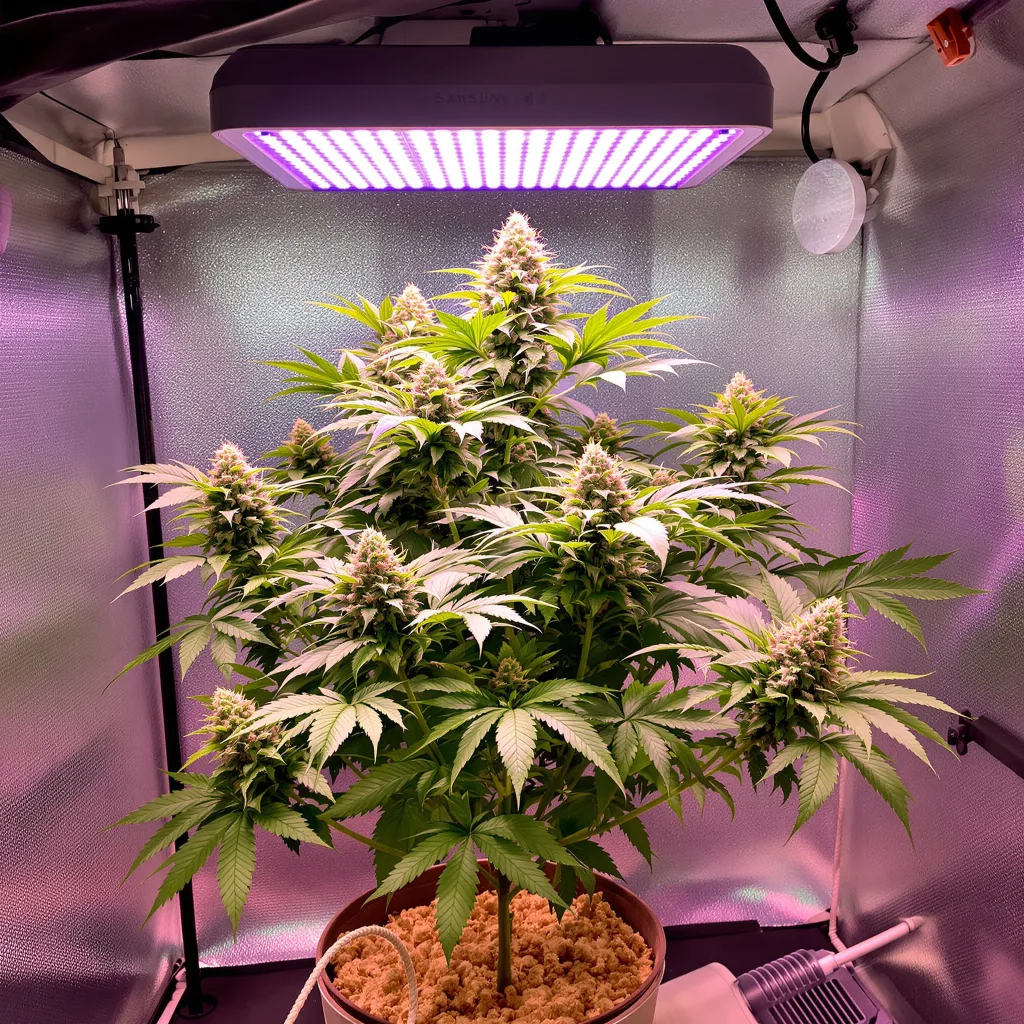 Plante de cannabis Rainbow Jones en floraison — 90-130 cm féminisée