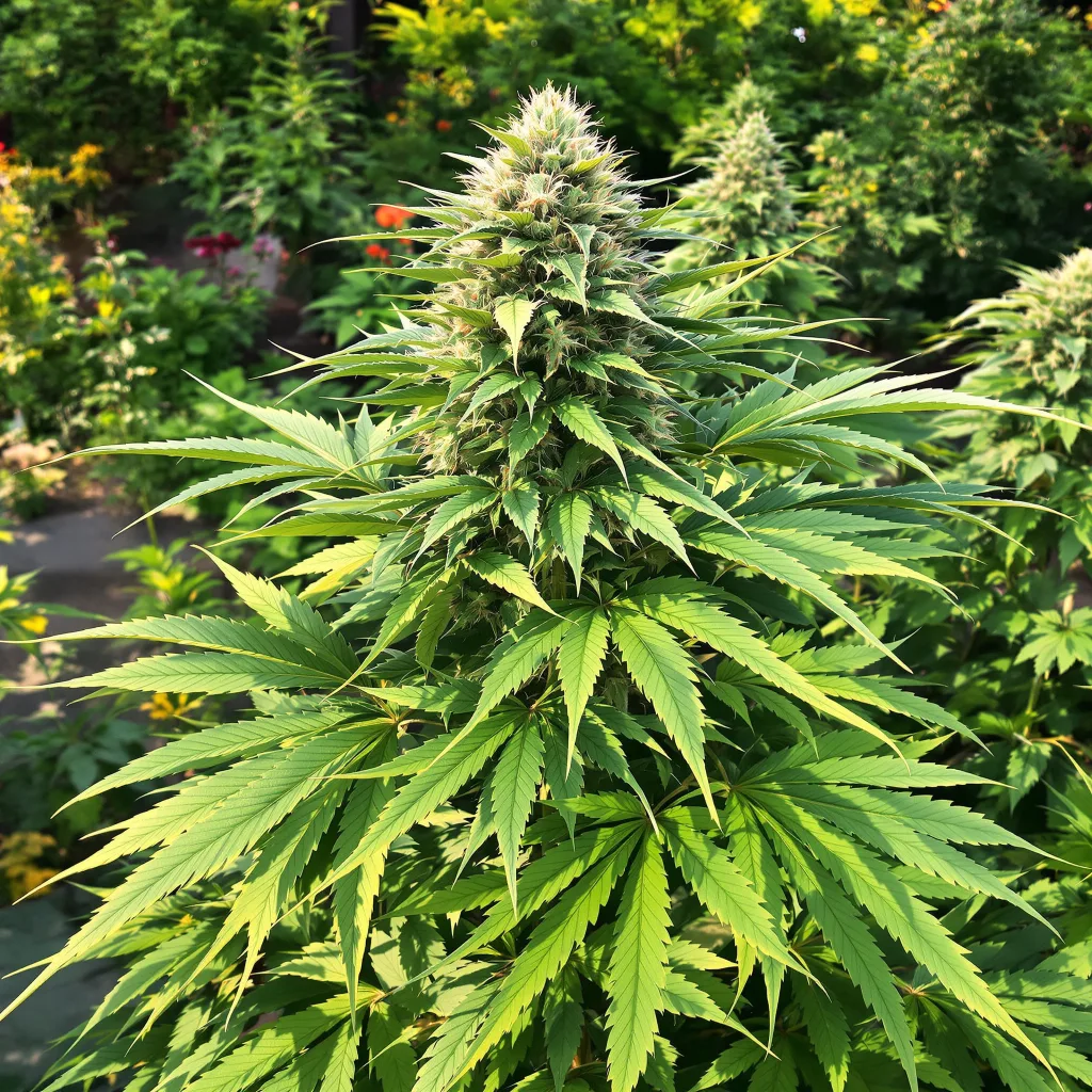 Raisinberry 87% indica / 13% sativa — fleur avec trichomes visibles