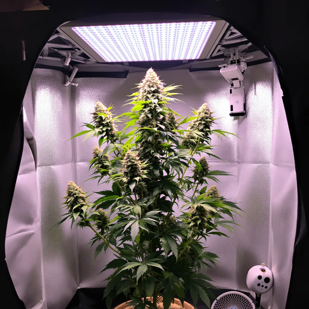 Plante de cannabis Rare Dankness #1 en floraison — 120-180 cm féminisée