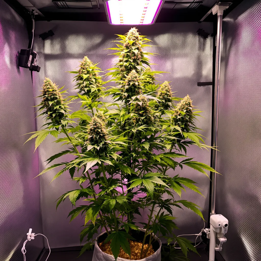 Plante de cannabis Raskal OG en floraison — 120-180 cm féminisée