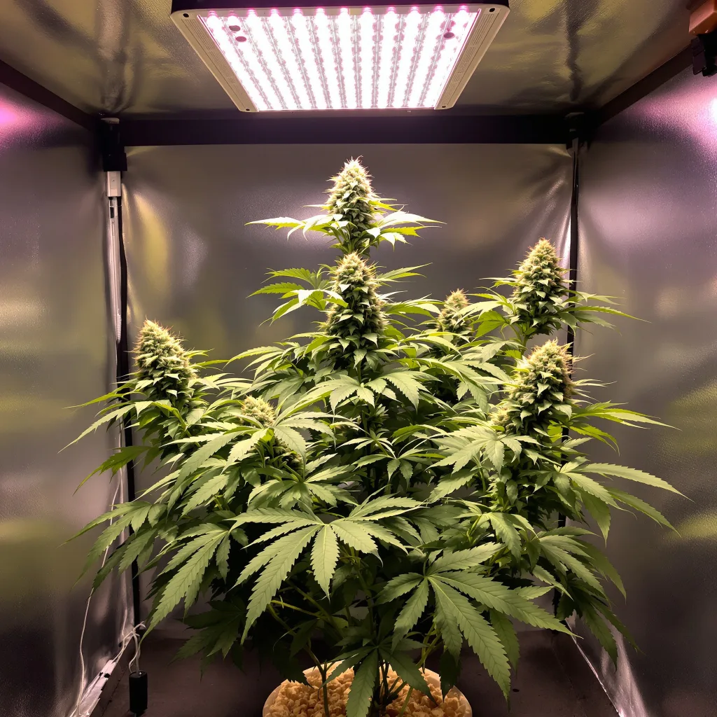 Plante de cannabis Reclining Buddha en floraison — 60-100 cm autofloraison