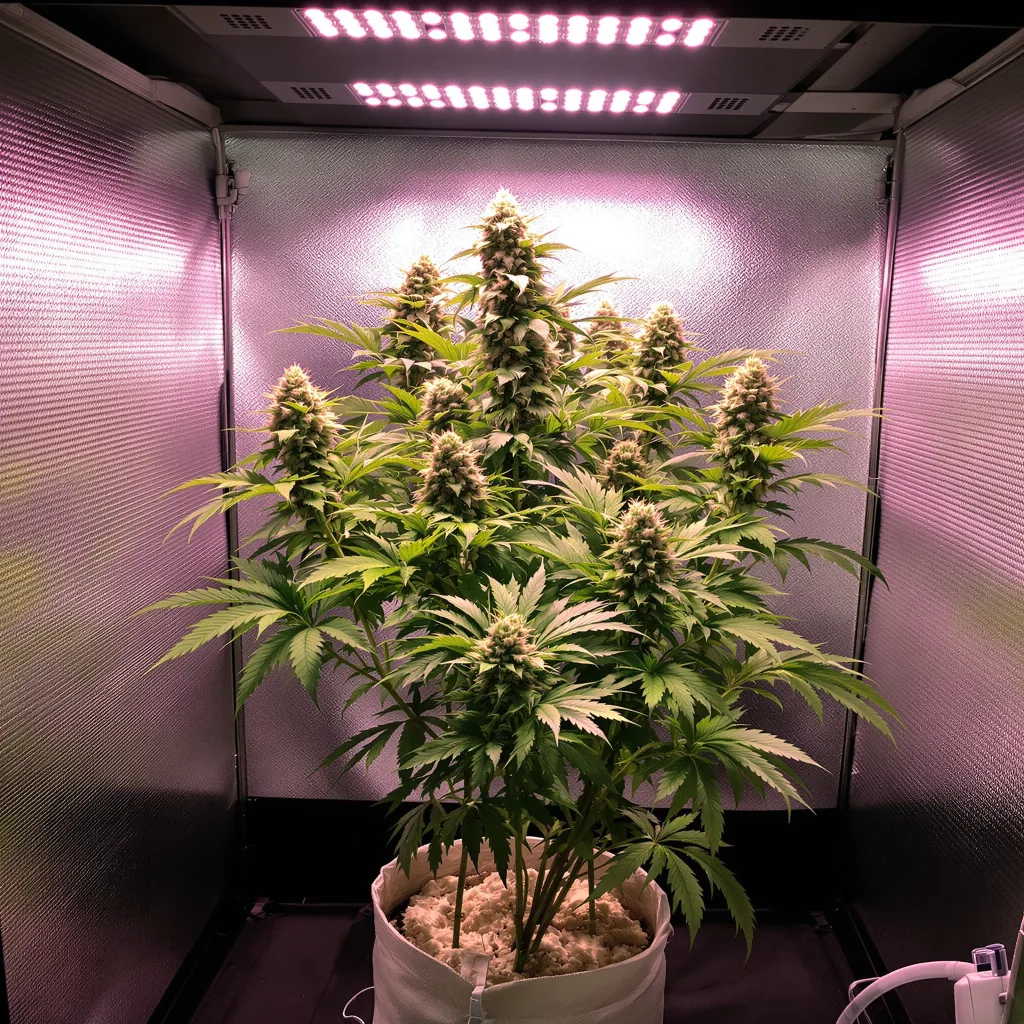 Plante de cannabis Reclining Buddha en floraison — 90-130 cm féminisée