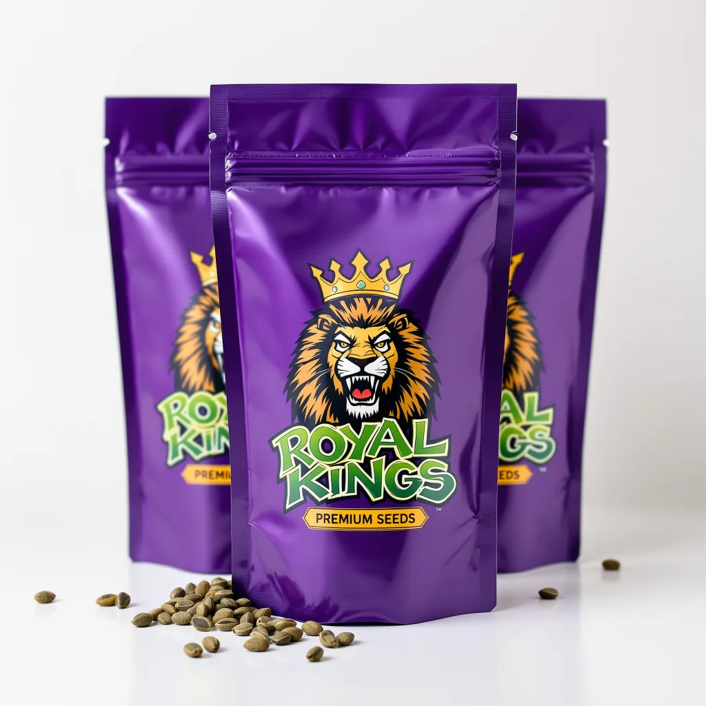 Red Bruce 84% indica / 16% sativa — fleur avec trichomes visibles