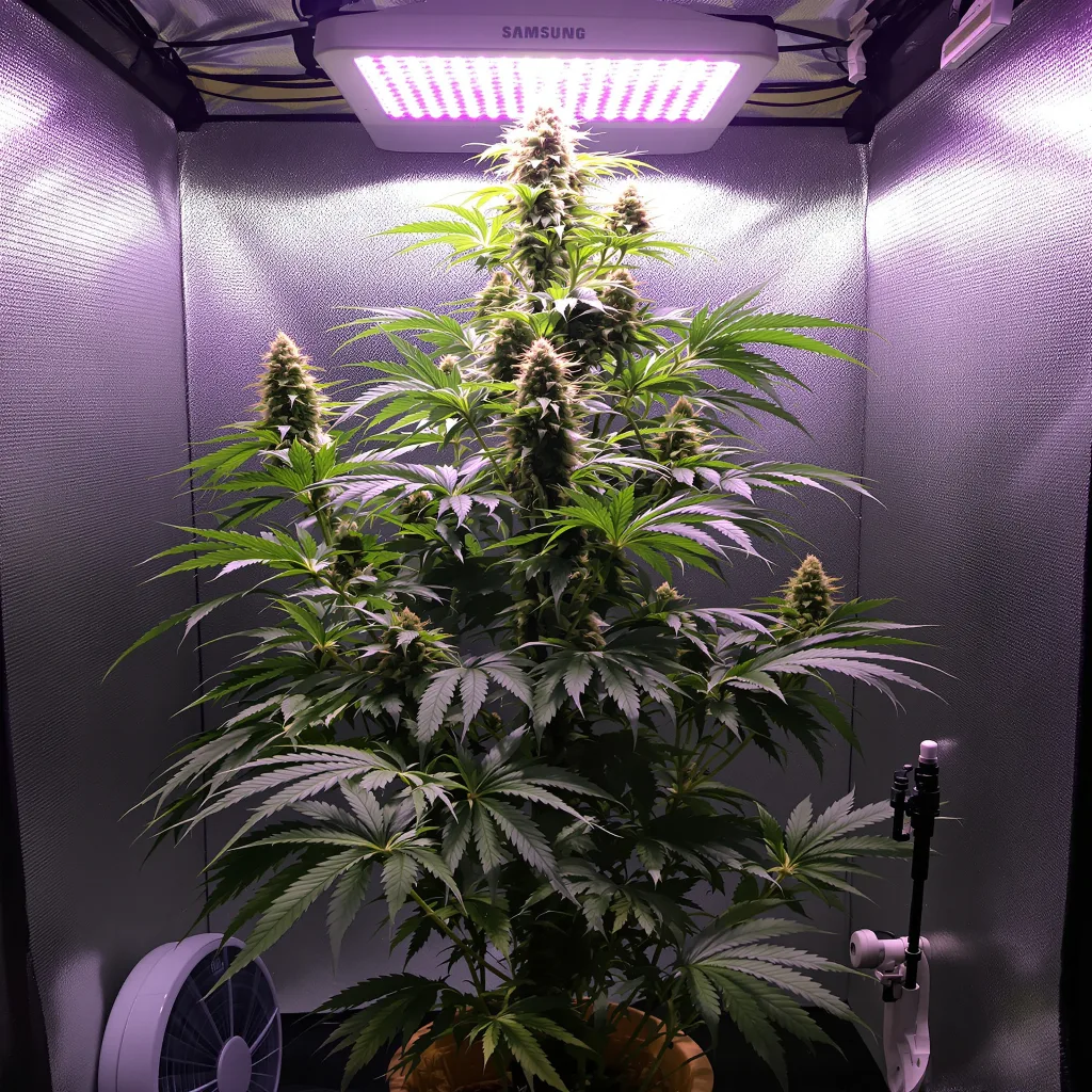 Plante de cannabis Red Congolese en floraison — 150-200 cm féminisée