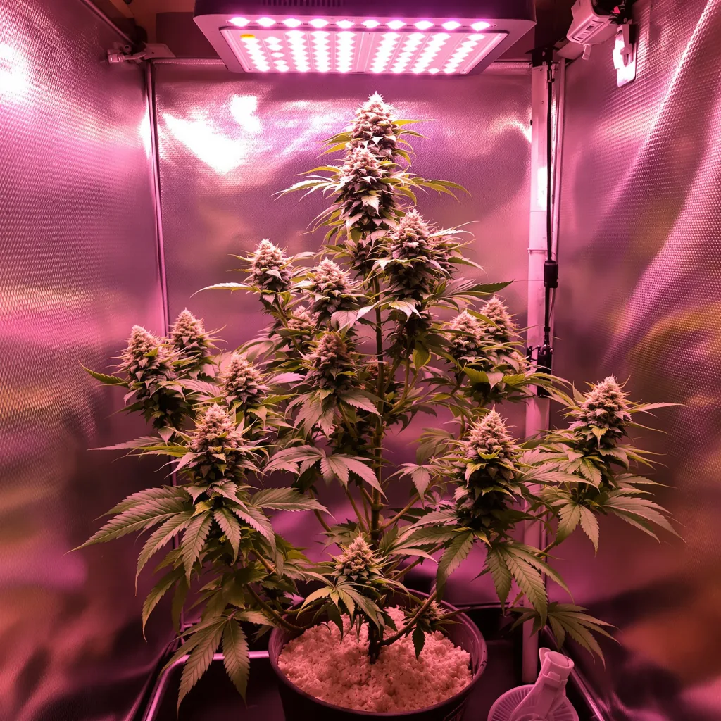 Plante de cannabis Red Widow en floraison — 60-100 cm autofloraison