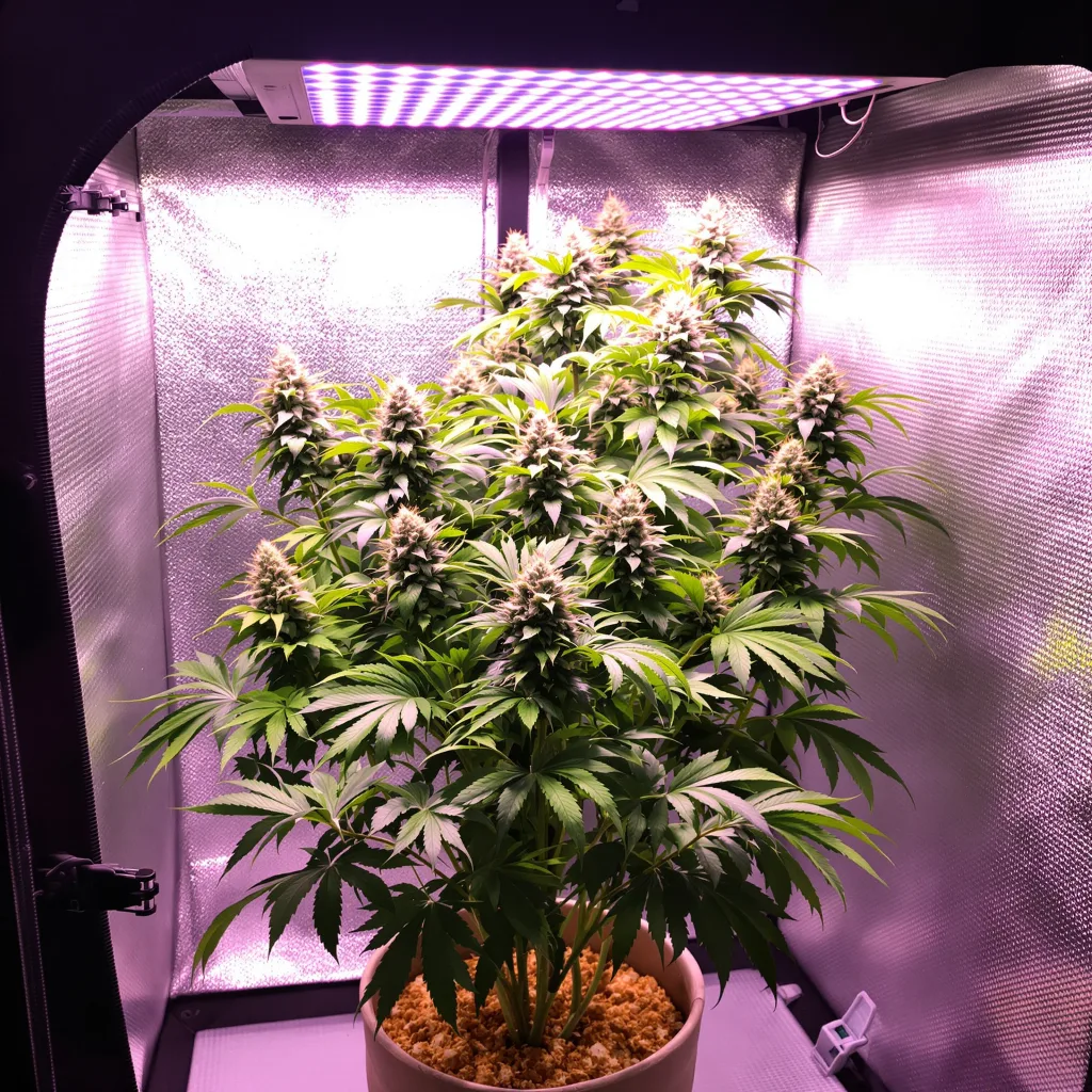 Plante de cannabis Remedy en floraison — 60-100 cm autofloraison