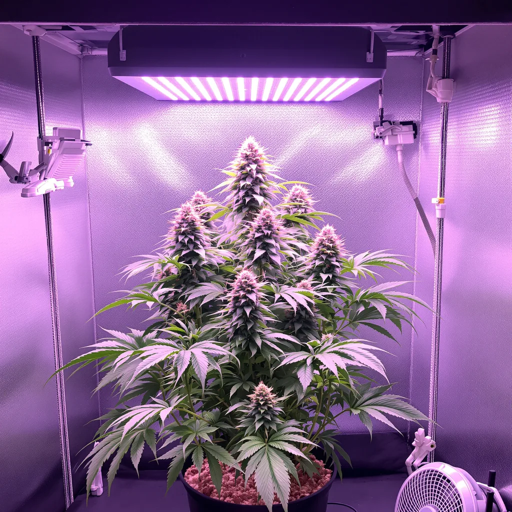 Plante de cannabis Reserve L.A.K. Federal en floraison — 60-100 cm autofloraison