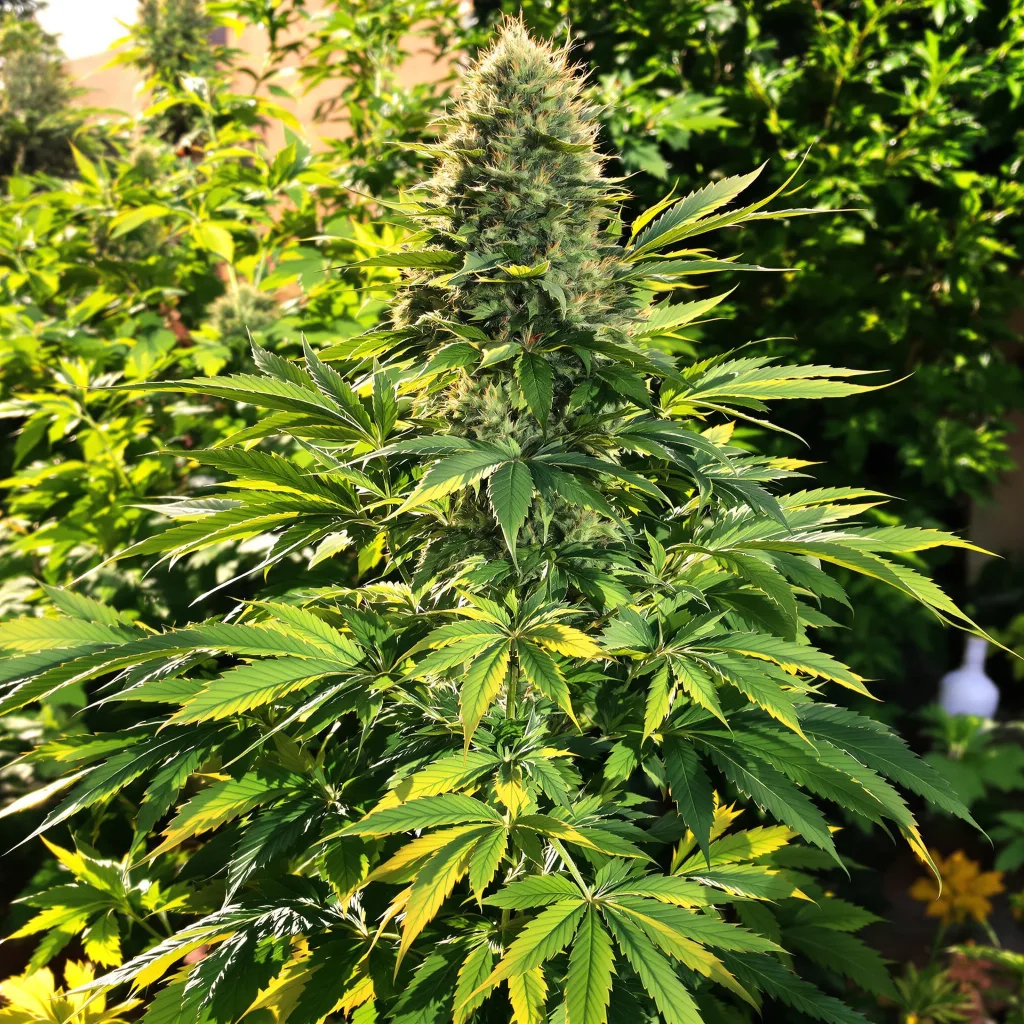 Reserve L.A.K. Federal 77% indica / 23% sativa — fleur avec trichomes visibles