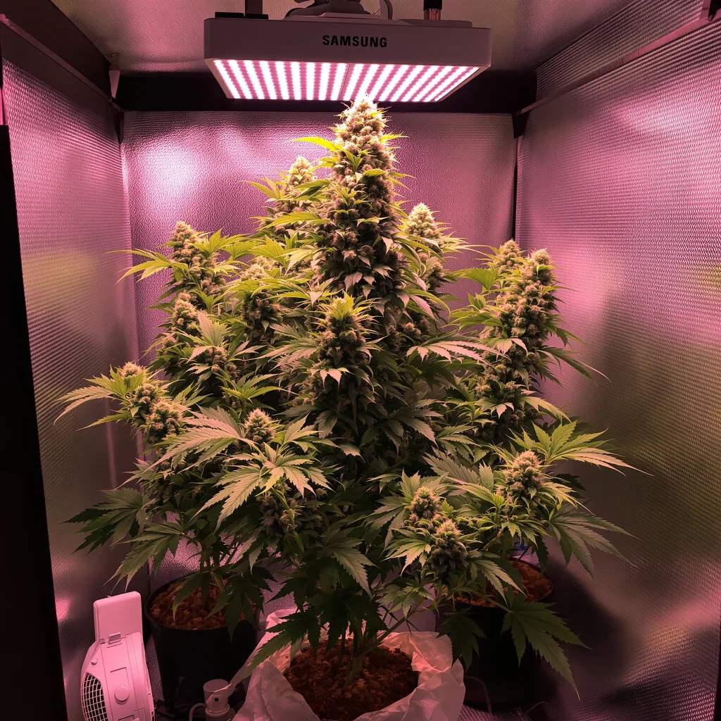 Plante de cannabis Ringos Gift CBD en floraison — 120-180 cm féminisée
