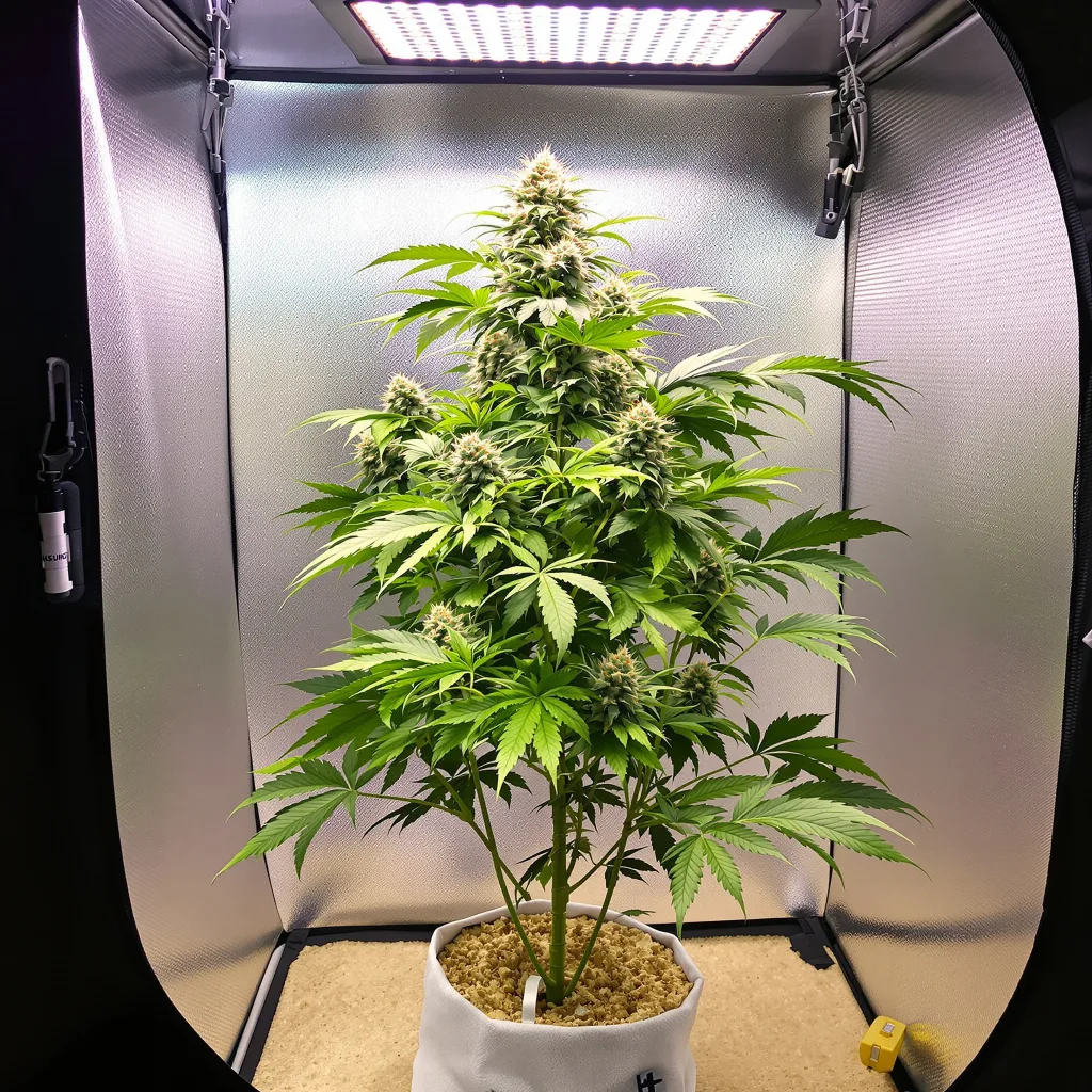 Plante de cannabis Rip City Purps en floraison — 90-130 cm féminisée