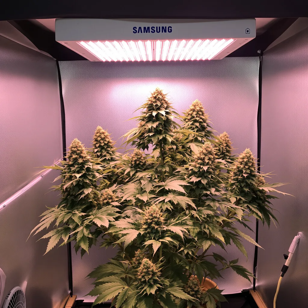 Plante de cannabis Ripped Bubba en floraison — 60-100 cm autofloraison