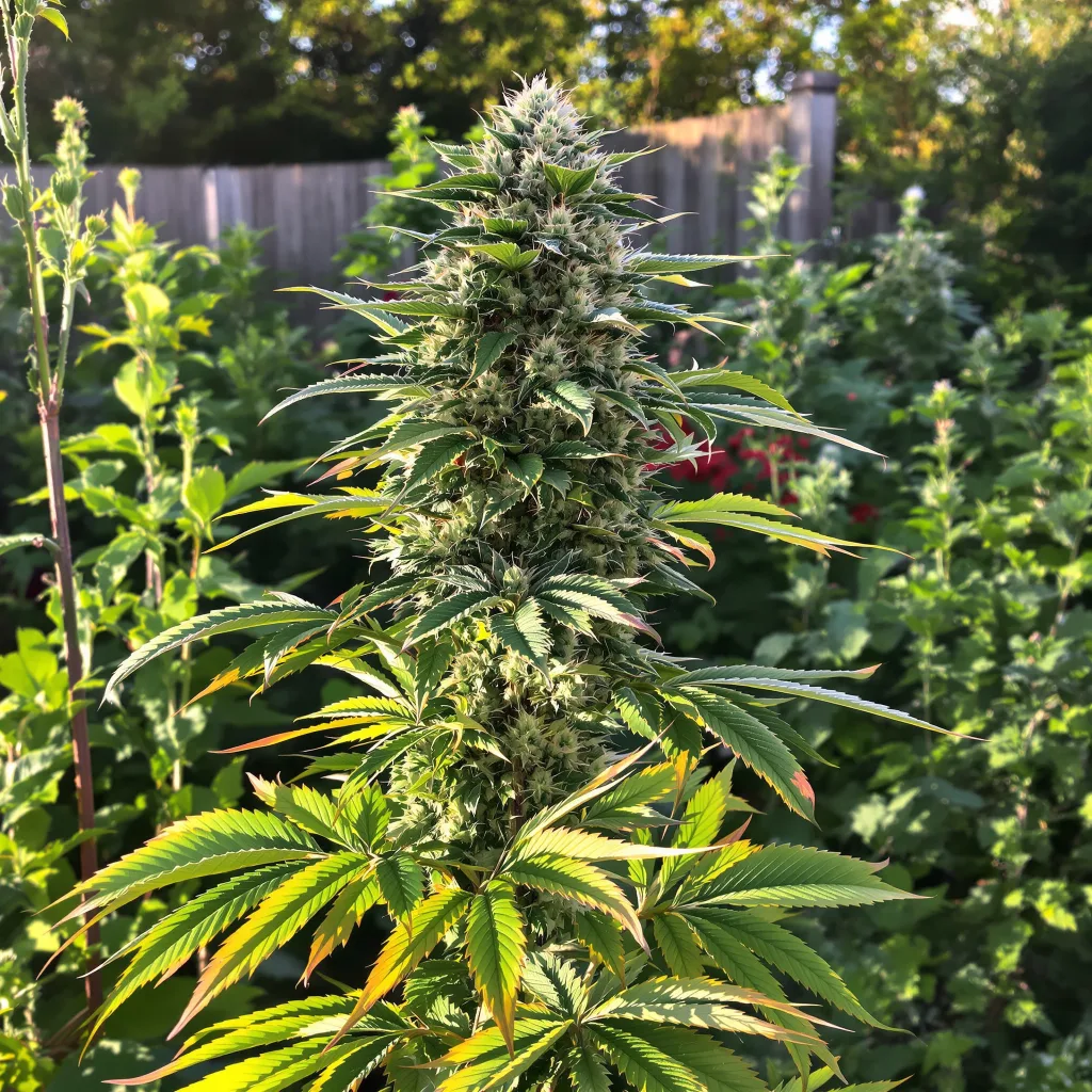 Ripped Bubba 50% indica / 40% sativa — fleur avec trichomes visibles