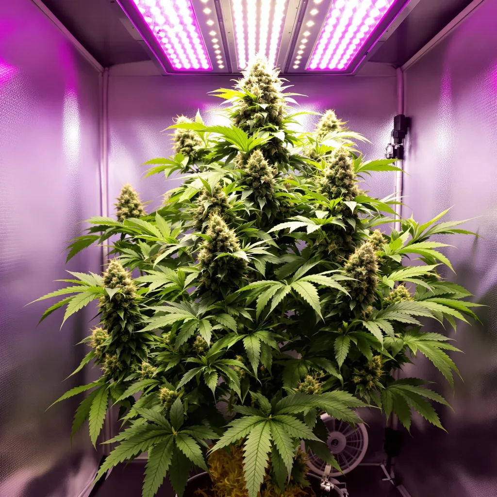 Plante de cannabis Rob Ford Kush en floraison — 90-130 cm féminisée