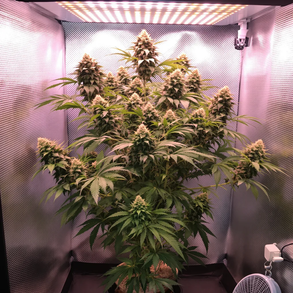 Plante de cannabis Rockstar en floraison — 120-180 cm féminisée