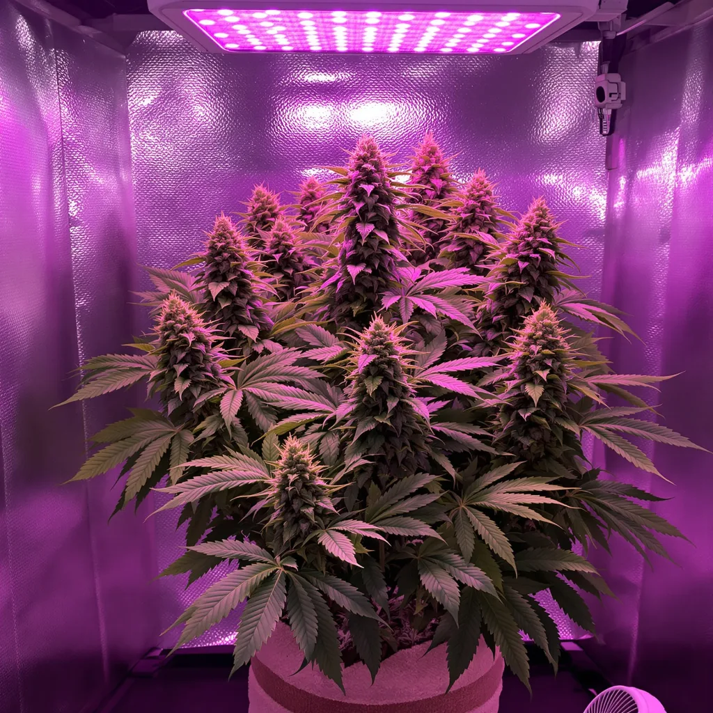 Plante de cannabis Rockstar Kush en floraison — 90-130 cm féminisée