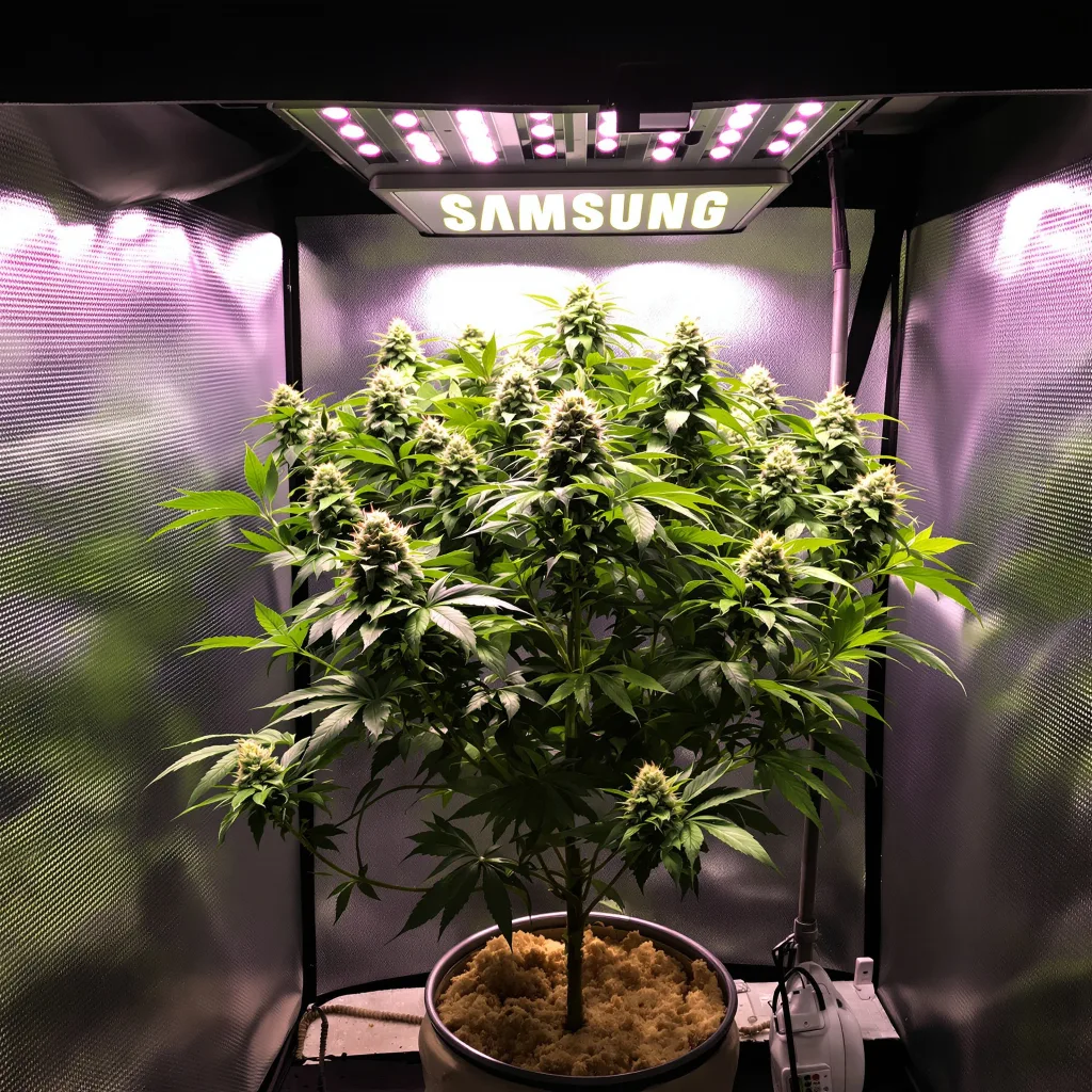 Plante de cannabis Rocky Mountain Blueberry en floraison — 90-130 cm féminisée