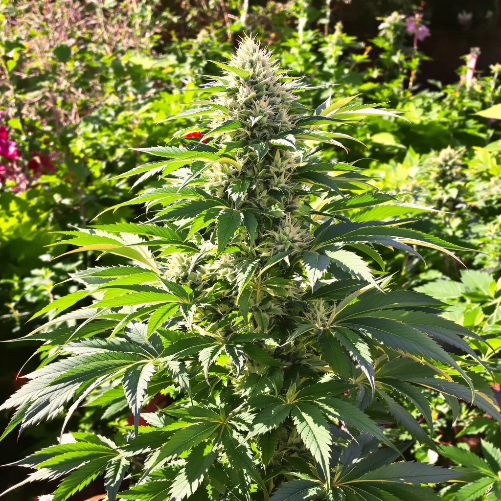 Rocky Mountain Blueberry 89% indica / 11% sativa — fleur avec trichomes visibles