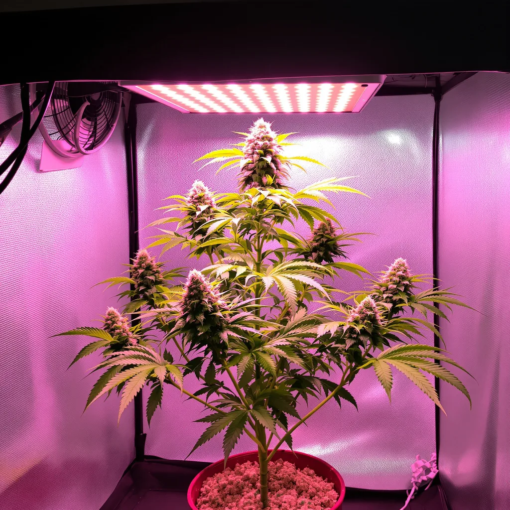 Plante de cannabis Romulan en floraison — 90-130 cm féminisée