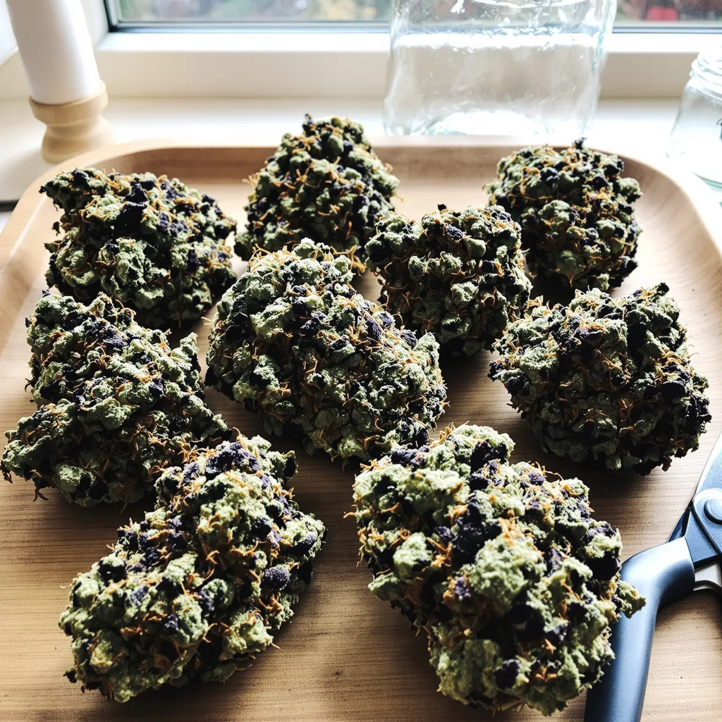 Rose Bud 89% indica / 11% sativa — fleur avec trichomes visibles