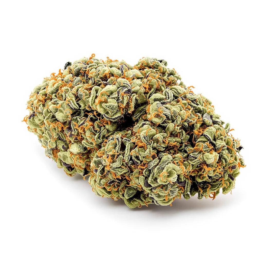 Royal Highness 60% indica / 40% sativa — fleur avec trichomes visibles