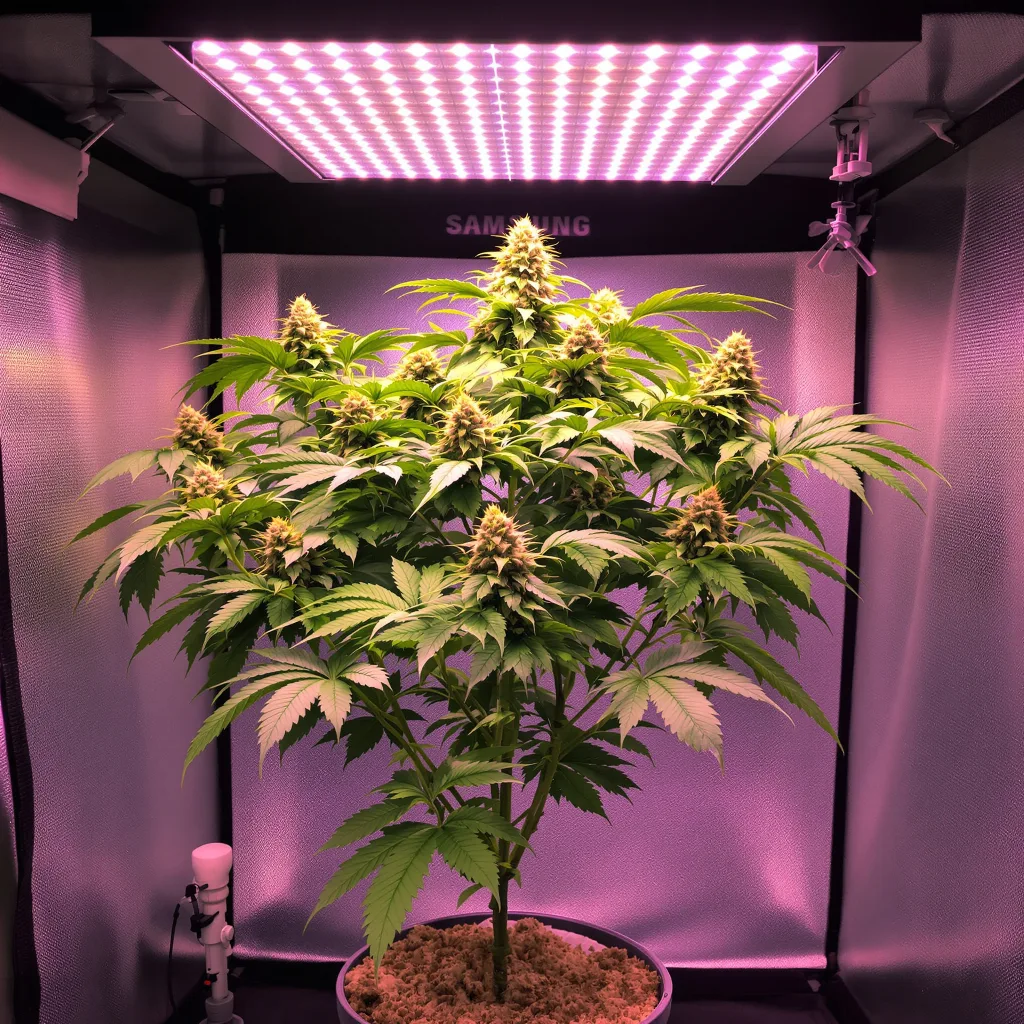 Plante de cannabis Royal Kush en floraison — 60-100 cm autofloraison