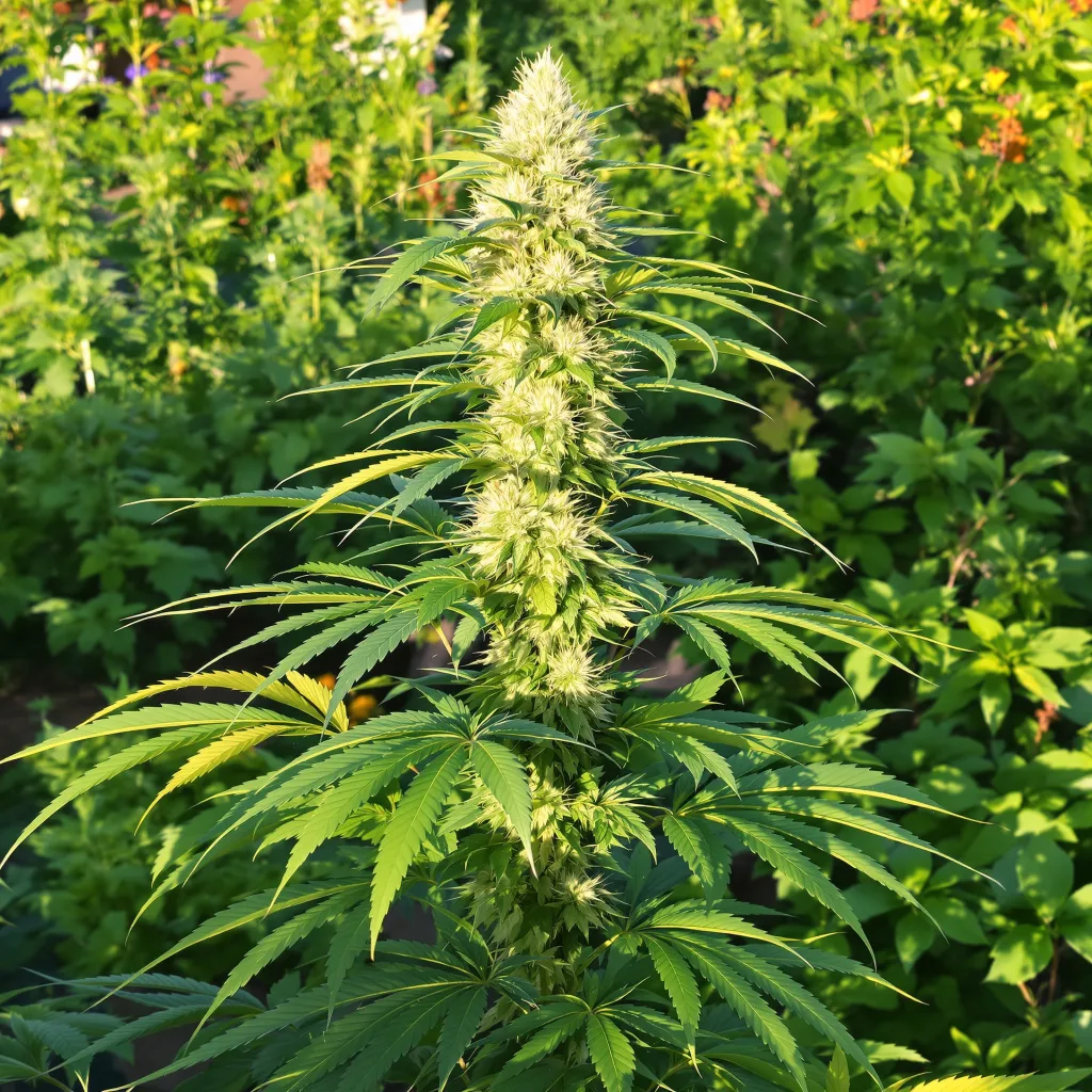 Royal Medic 25% indica / 75% sativa — fleur avec trichomes visibles