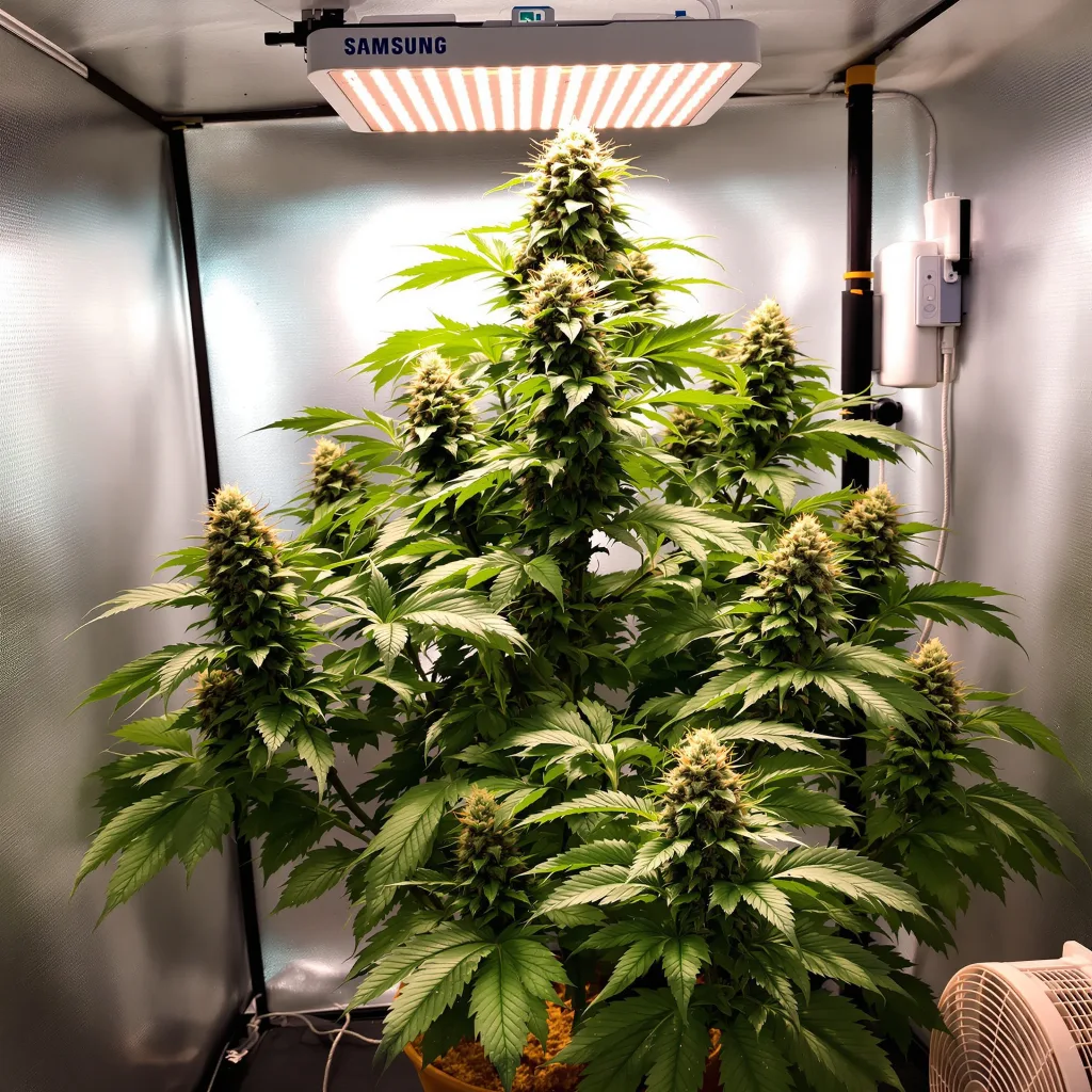 Plante de cannabis Rug Burn OG en floraison — 90-130 cm féminisée