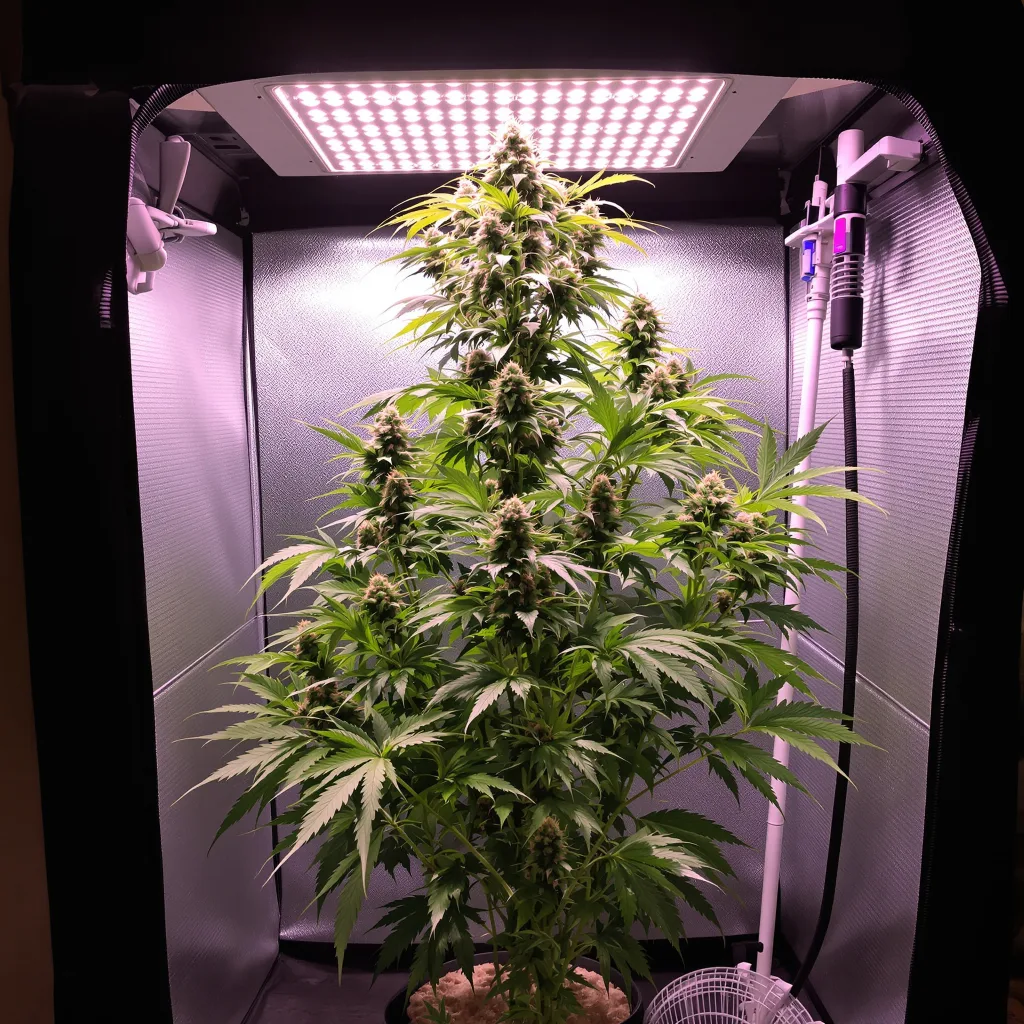 Plante de cannabis Sage N Sour en floraison — 60-100 cm autofloraison