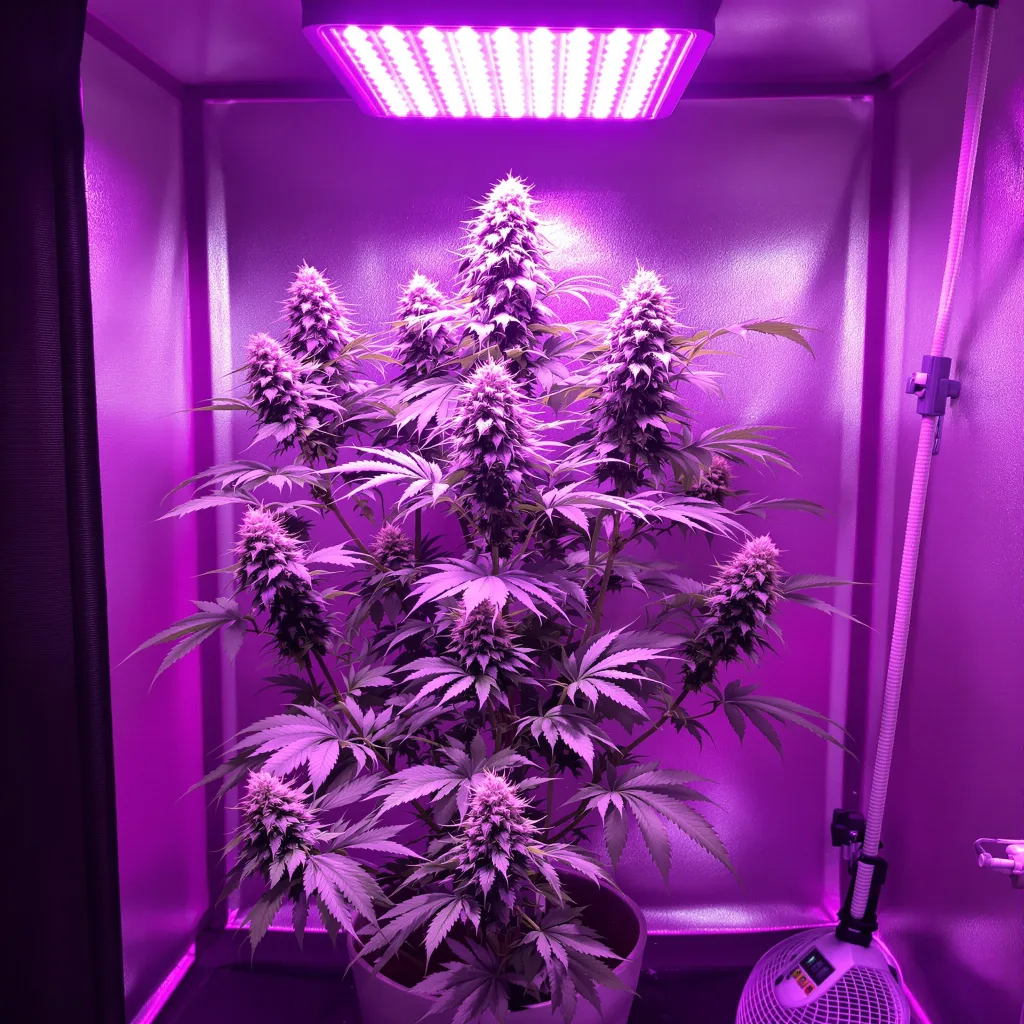 Plante de cannabis San Fernando Valley Kush en floraison — 90-130 cm féminisée
