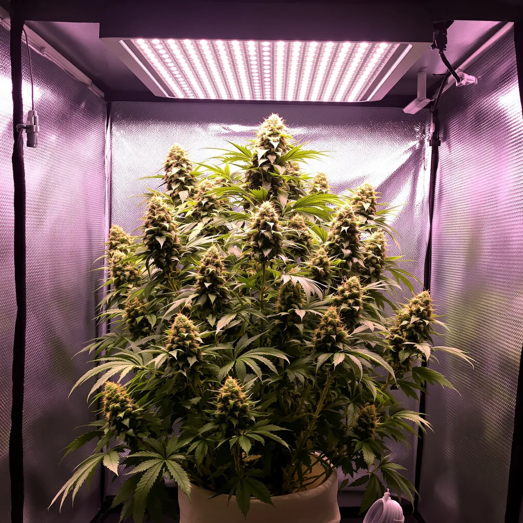 Plante de cannabis Satellite OG en floraison — 120-180 cm féminisée