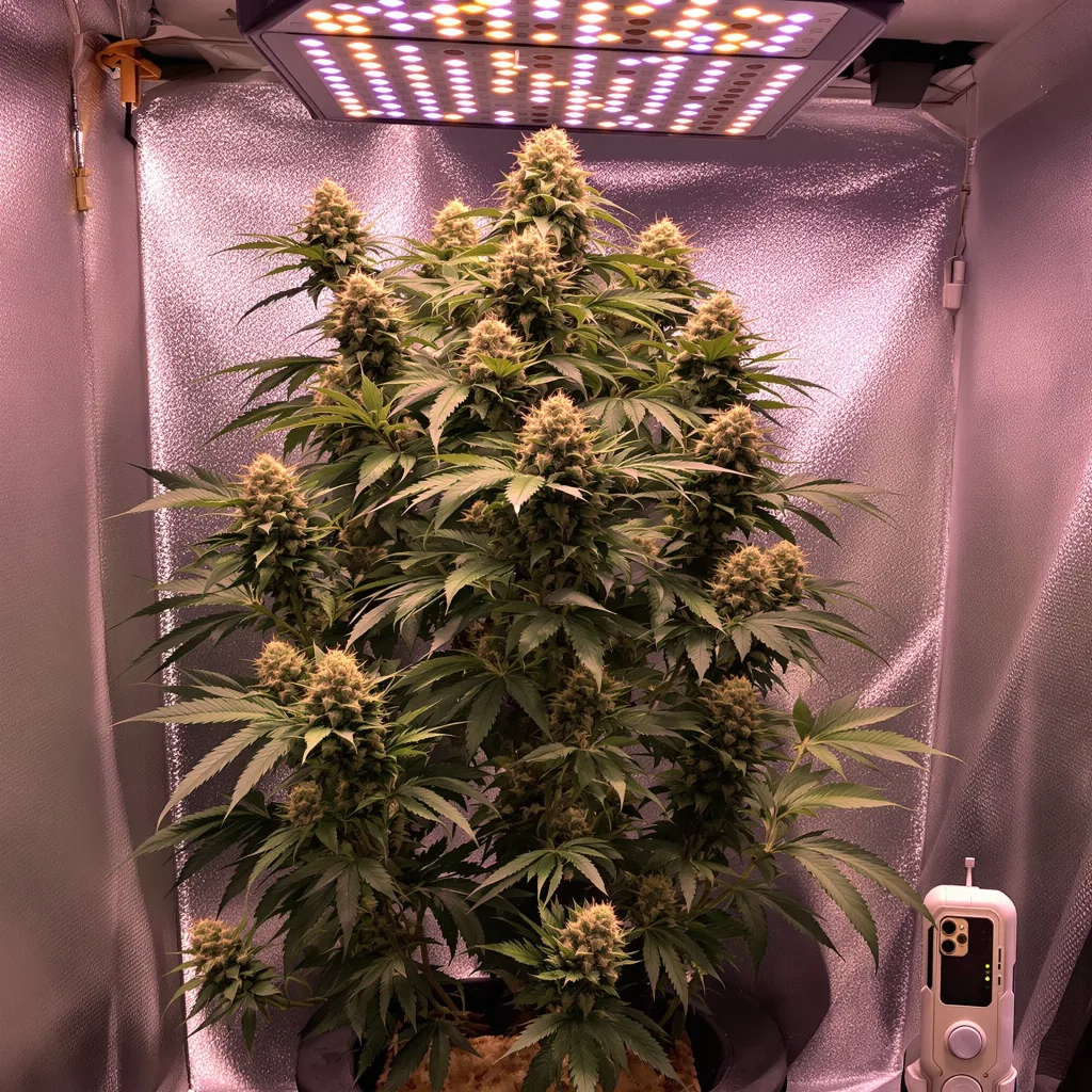 Plante de cannabis Seattle Blue en floraison — 120-180 cm féminisée