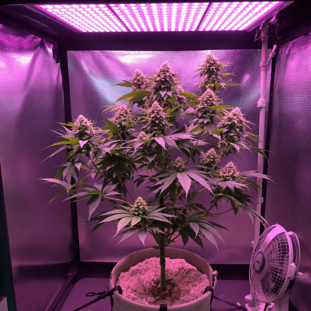Plante de cannabis Sensi Skunk en floraison — 60-100 cm autofloraison