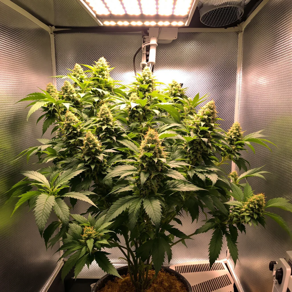 Plante de cannabis Sensi Skunk en floraison — 90-130 cm féminisée