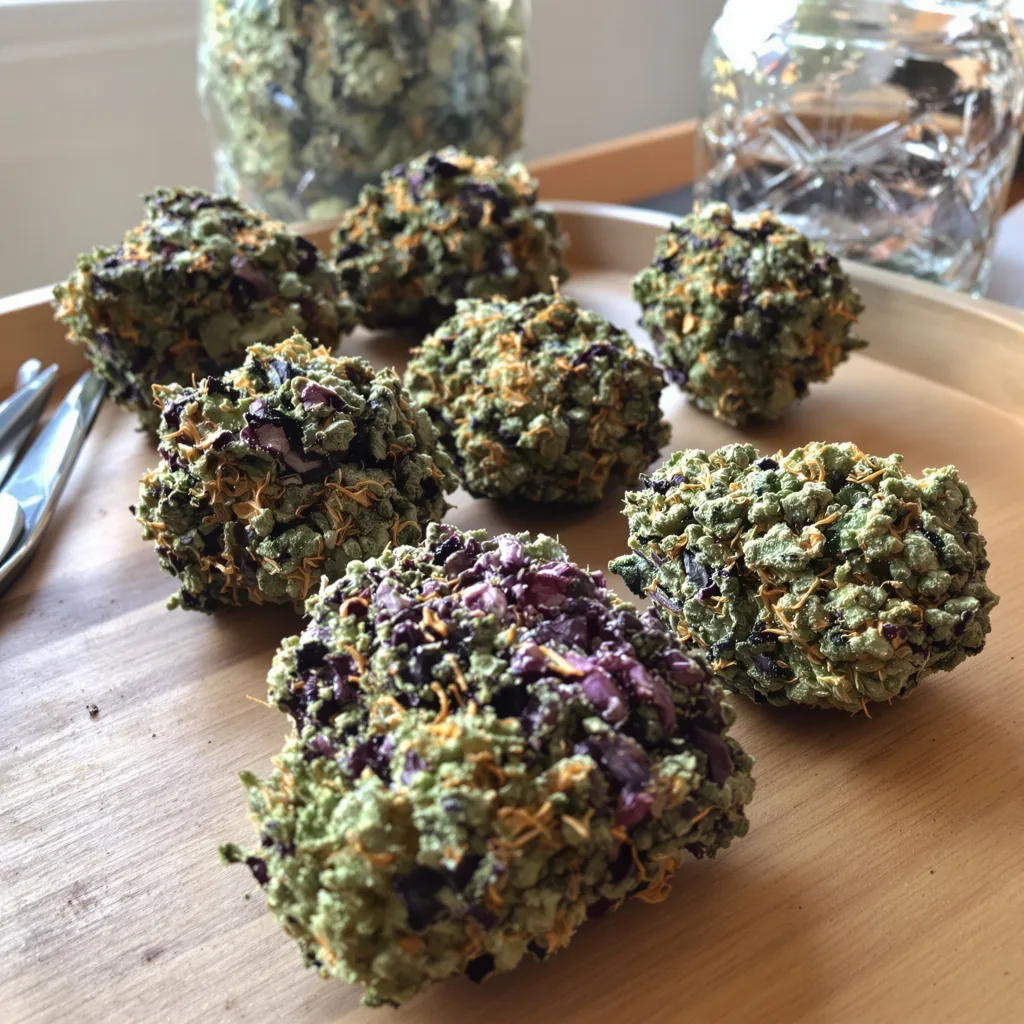 Sensi Star 75% indica / 25% sativa — fleur avec trichomes visibles