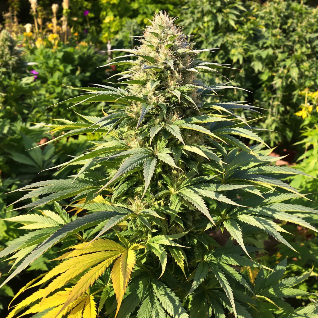 Sensi Star 75% indica / 25% sativa — fleur avec trichomes visibles