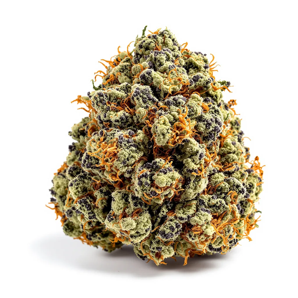 Sensi Star 75% indica / 25% sativa — fleur avec trichomes visibles